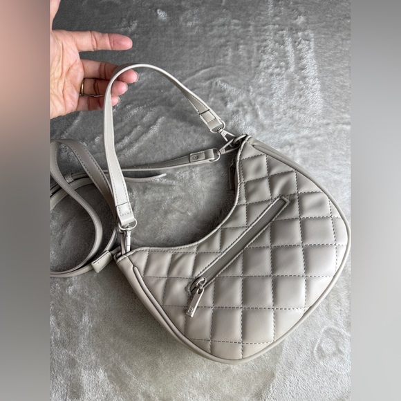 Buffbunny Quilted Crossbody Purse Tan Taupe Neutral Chamomile Wallet Convertible - Picture 6 of 15